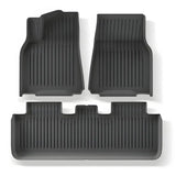 Tesla Model Y All Weather TPE Floor Mats Model Y Juniper Waterproof Anti-Slip Cargo Liners