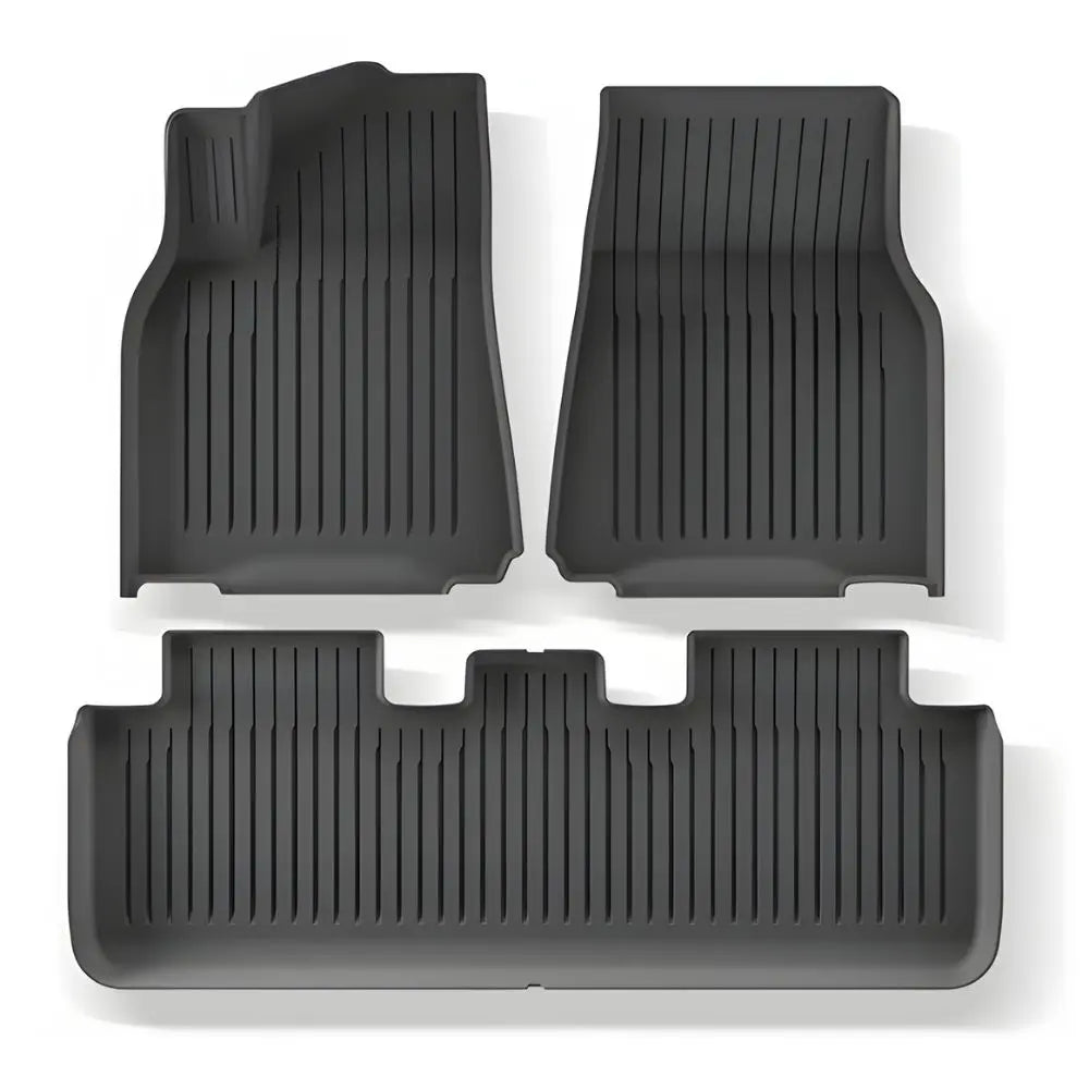 Tesla Model Y All Weather TPE Floor Mats Model Y Juniper Waterproof Anti-Slip Cargo Liners