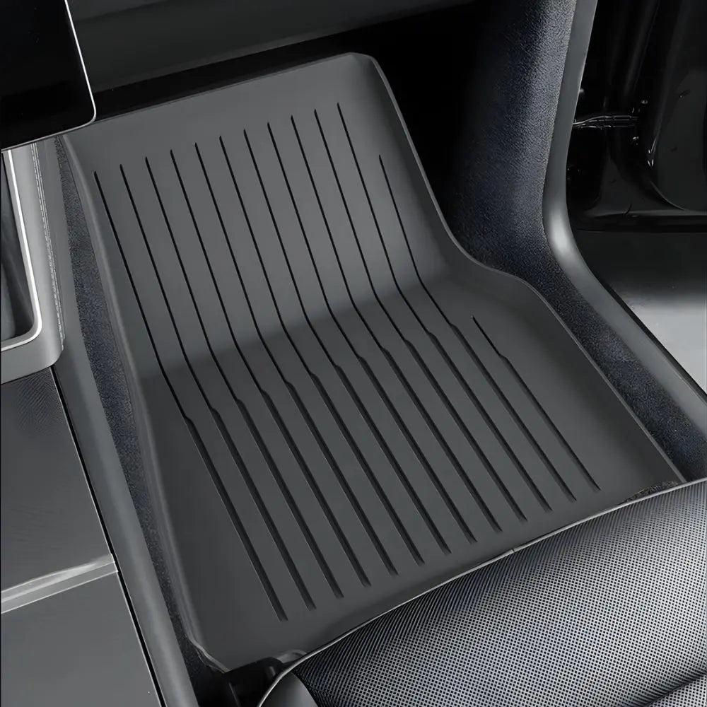 Tesla Model Y All Weather TPE Floor Mats Waterproof Anti-Slip Passenger Side Mat for Model Y Juniper 2025 2026